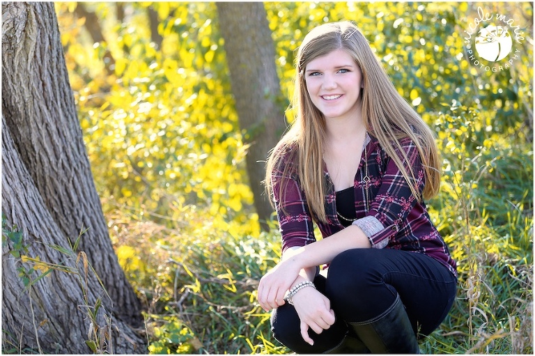 02 Autumn senior girl portrait sioux falls sd photography
