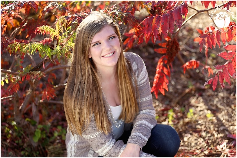 11 Autumn senior girl portrait sioux falls sd photography