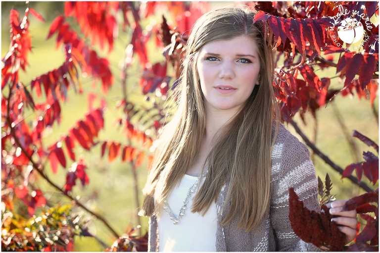 13 Autumn senior girl portrait sioux falls sd photography
