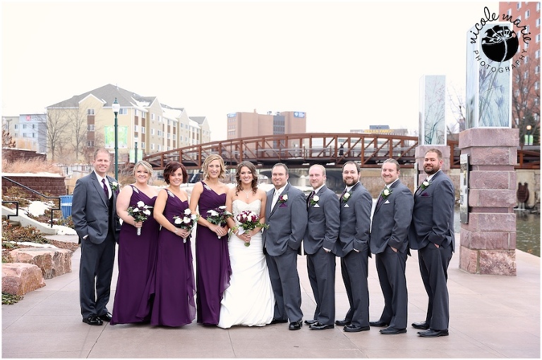 21 Guck winter wedding couple love portrait sioux falls sd photography