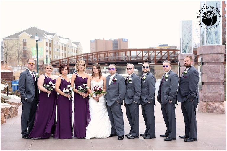 23 Guck winter wedding couple love portrait sioux falls sd photography
