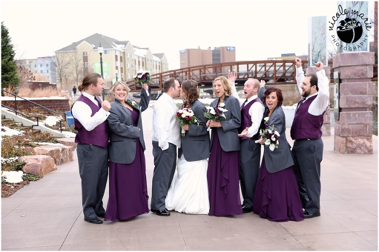28 Guck winter wedding couple love portrait sioux falls sd photography