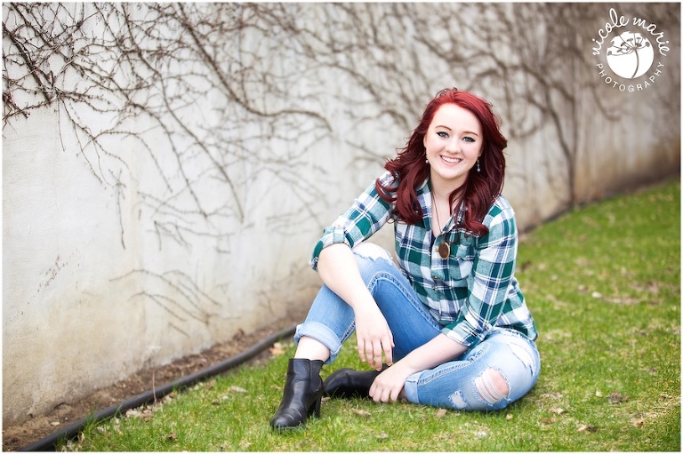 02 Alleysia senior girl spring portrait sioux falls sd photography