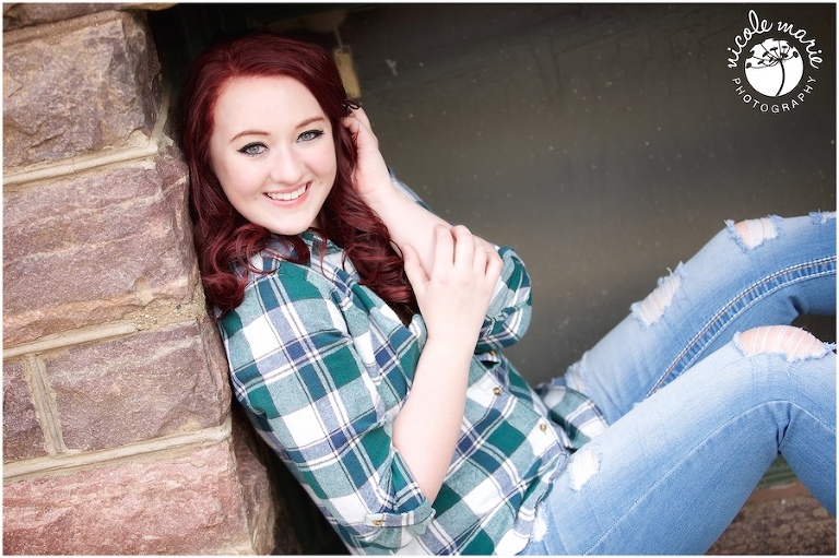 10 Alleysia senior girl spring portrait sioux falls sd photography