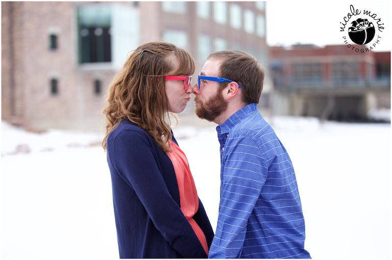 26 N+K engagement couple love winter portrait sioux falls sd photography