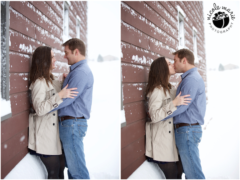 12 C+M engagement couple love winter portrait sioux falls sd photography