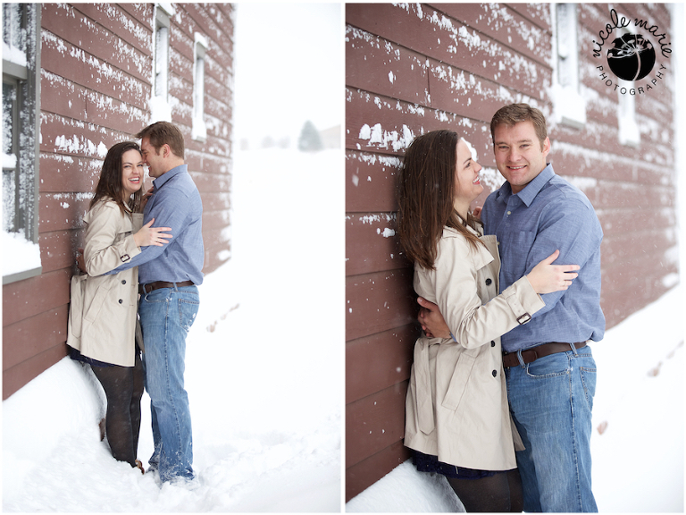 13 C+M engagement couple love winter portrait sioux falls sd photography
