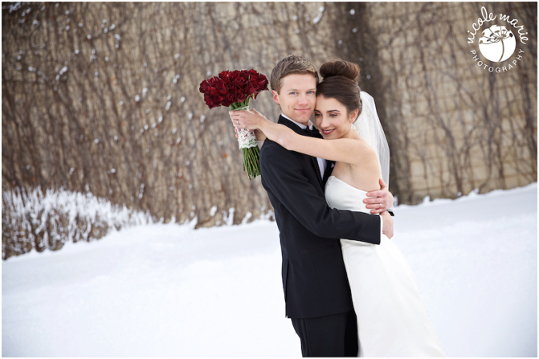 12 Olson wedding couple love winter portrait sioux falls sd photography