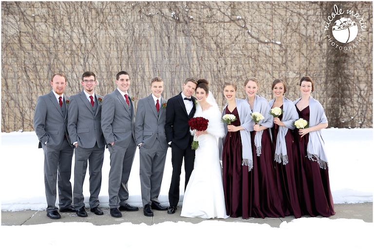 22 Olson wedding couple love winter portrait sioux falls sd photography